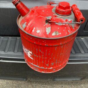 Vintage Metal Gas Canister